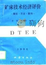 矿床技术经济评价  理论、方法、案例（1993 PDF版）