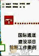 国际通道建设项目前期工作案例 1993 PDF电子版封面 7810083325 鲁国才等编著