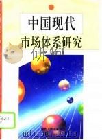 中国现代市场体系研究  培育与发展中国社会主义现代市场体系的理论与实践（1994 PDF版）