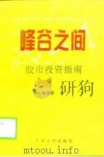 峰谷之间 股市投资指南 1998 PDF电子版封面 7311014581 麻超原著