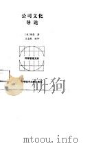 公司文化导论 1989 PDF电子版封面 750230827X (美)谢恩著;庄志毅编译