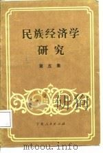 民族经济学研究  第5集（1987 PDF版）