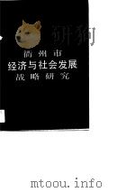 衢州市经济与社会发展战略研究（1990 PDF版）