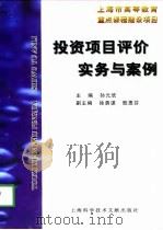 投资项目评价实务与案例（1998 PDF版）