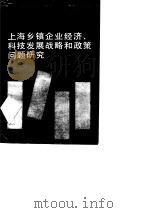 上海乡镇企业经济、科技发展战略和政策问题研究（1988 PDF版）