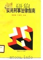 实用刑事法律指南（1990 PDF版）