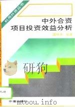 中外合资项目投资效益分析  第2版（1994 PDF版）