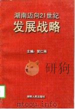 湖南迈向21世纪发展战略（1998 PDF版）