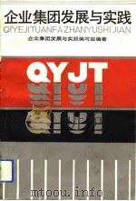 企业集团发展与实践（1992 PDF版）