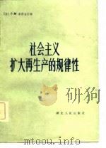 社会主义扩大再生产的规律性（1982 PDF版）