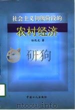 社会主义初级阶段的农村经济 1998 PDF电子版封面 7500820054 孙孔文著