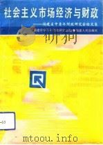 社会主义市场经济与财政  福建省中青年财政研究会论文集（1994 PDF版）