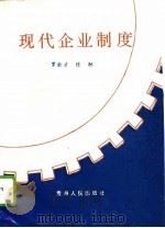 现代企业制度 1994 PDF电子版封面 7221035911 罗余才,陈驰著