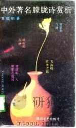 中外著名朦胧诗赏析（1989 PDF版）