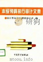 本级预算执行审计文集（1996 PDF版）