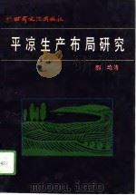 平凉生产布局研究（1994 PDF版）