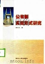 公有制实现形式研究（1999 PDF版）