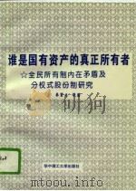 谁是国有资产的真正所有者 全民所有制内在矛盾及分权式股份制研究 1994 PDF电子版封面 7560910572 秦贤正等著