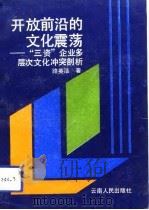 开放前沿的文化震荡  “三资”企业多层次文化冲突剖析（1992 PDF版）