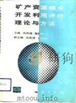 矿产资源综合开发利用评价理论与方法（1992 PDF版）