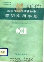 新国民经济核算体系简明实用手册（1993 PDF版）