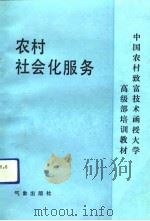农村社会化服务（1991 PDF版）