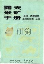 露天采矿手册  第6册  总图·边坡稳定·采场防排水·环保（1987 PDF版）