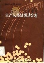 农村人民公社生产队经济活动分析（1982 PDF版）