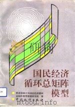 国民经济循环总矩阵模型（1991 PDF版）