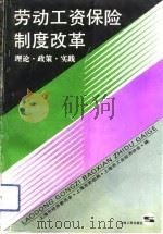劳动工资保险制度改革  理论·政策·实践（1994 PDF版）