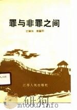 罪与非罪之间 1990 PDF电子版封面 7214005662 巴镇纬,唐国防编