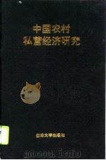中国农村私营经济研究（1995 PDF版）