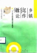 乡镇工作散论  一个乡长的实践与思考随记（1991 PDF版）