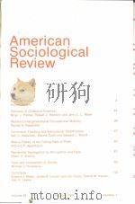 AMERICANSOCIOLOG-ICALREVIEW  VOL.43  NO1-6  1978  (共两本)（ PDF版）