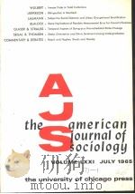THE AMERICAN JOURNAL OF SOCIOL-OGY VOL.71 No1-6 1965-66（ PDF版）