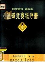 中国人民解放军第三届体育运动会篮球竞赛秩序册（ PDF版）