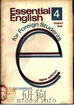 ESSENTIAL ENGLISH for Foreign Students BOOK FOUR（ PDF版）