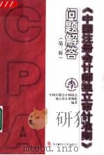 《中国注册会计师独立审计准则》问题解答  第3辑（1999 PDF版）