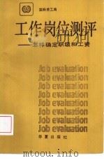 工作岗位测评  怎样确定职级和工资（1993 PDF版）