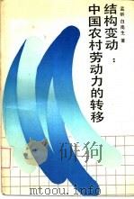 结构变动  中国农村劳动力的转移（1988 PDF版）