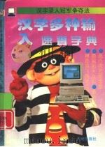 汉字多种输入速查字典  汉字录入冠军争夺法（1995 PDF版）