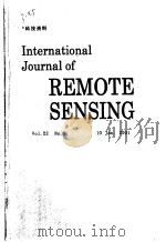 International Journal of REMOTE SENSING  （Vol.22  No.1-18  Jan-Dec.2001）/科技资料  （共17本）（ PDF版）