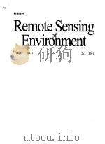 Rimote Sening of Environment  (Vol.77  No.1-3  Jul-Sep.2001)/科技资料  （共3本）（ PDF版）