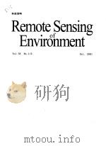 Rimote Sening of Environment  (Vol.78  No.1/2  Oct.2001)/科技资料  （共1本）（ PDF版）