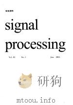 Signal Processing  (Vol.81 No.1-11  Jan.2001)/科技资料  共11本（ PDF版）
