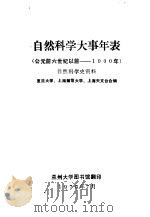 自然科学大事年表  公元前六世纪以前-1900年  自然科学史资料（1975 PDF版）
