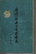 历代人物年里碑传综表（1959 PDF版）