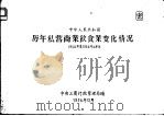 中华人民共和国历年私营商业饮食业变化情况  1950年至1956年上半年（1956 PDF版）