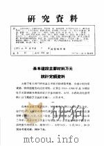 研究资料  基本建设主要材料万元统计定额资料（1957 PDF版）