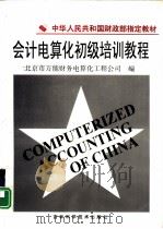 会计电算化初级培训教程（1996 PDF版）